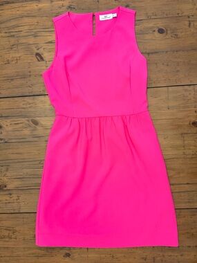 Pink Graduation Dress Fit & Flare with Pockets | Vineyard Vines | Size 4